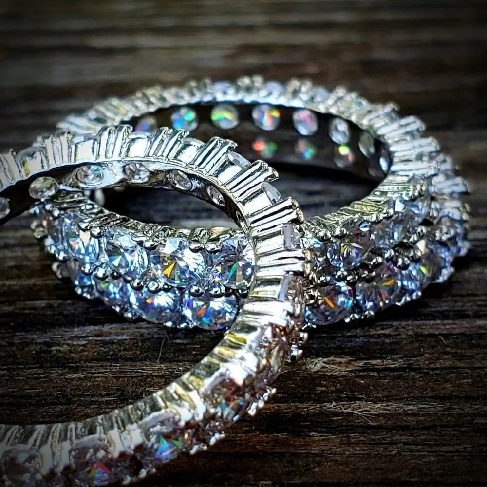 Iced Out Eternity Hip Hop Ring
